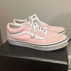 light pink old skool shoe